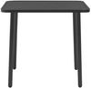 vidaXL 3-tlg. Bistro-Set Stahl Dunkelgrau 44261 Bild 3