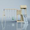 PolarPlay Spielturm Uppsala aus Holz in Blau Bild 2
