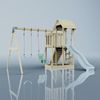 PolarPlay Spielturm Uppsala aus Holz in Blau Bild 4