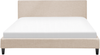 Polsterbett 'FITOU' Beige 180x200 cm Stoff Leinenoptik Bild 5