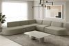 Ecksofa Designersofa PALMA Stoff Opera Velvet Pearl Seite Universal Bild 3