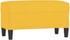 vidaXL Sitzbank Hellgelb 70x35x41 cm Stoff 349388 Bild 2