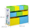 Kinderregal mit Motiv und 9 Boxen Bild 4
