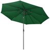 Sekey Marktschirm Ø350cm Sonnenschirm Groß Garten – Knickbar im Sitzen, UV-Schutz UPF50+, LxB: 347,00x347,00 cm, Geeignet für 6-8 Personen, Kippbar, Abknickbar, Wasserabweisend Bild 5