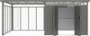 Metall Gerätehaus Style 7,56 m² Spar-Set-5 Alu Grau Bild 4
