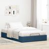 vidaXL Ottoman-Bett ohne Matratze Blau 120x190 cm Stoff 3310867 Bild 3