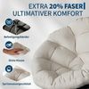 GarveeMore Relaxsessel gemütlicher Drehsessel Papasansessel Rattansessel Loungesessel, runder Relax Korbsessel Rattan Kissen Wohnzimmer,Leseecke,Lounge Bild 4