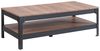 CaliCosy Couchtisch aus schwarzem Metall und Holz - L117cm - Schwarz Bild 4