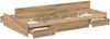 vidaXL Aufbewahrungsbettgestell Artisan-Eiche 120 x 190 cm 3335332 Bild 2