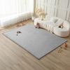 Wolkenweiche Spielmatte Baby 280x200x2,5cm, Grau– Kinderzimmer Teppich mit hochwertigem Memory-Schaum – Krabbelmatte Baby mit Rutschfester Unterseite – Krabbeldecke, Kinderteppich, Tatami Matte Bild 2