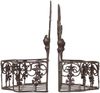 Pflanzkörbe Metall Wandkörbe 2er Set Paar Pflanzkorb Landhausstil Shabby Bild 4