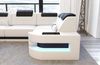 Sofa Dreams Ecksofa Leder Sofa Ledercouch Como L Form Ledersofa, Couch, mit LED, wahlweise mit Bettfunktion als Schlafsofa, Designersofa Bild 2