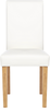 Esszimmerstuhl 2er Set Kunstleder weiß BROADWAY Bild 5