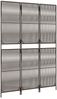 vidaXL Paravent 3-tlg. Braun Poly Rattan 365389 Bild 4