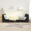 vidaXL Kinderbettgestell mit Kopfteil Schwarz 80 x 200 cm Samt 42010869 Bild 3