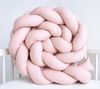 Loolay Nestchenschlange Geflochtenes Kissen Zierkissen Dekokissen Bettumrandung 100% ALTROSA, (Zugluftstopper Zugluft Schlange Wickeltischumrandung Babybett Kinderzimmer Schutz, Wohndeko Bettschlange 100 150 200 300 400 cm & Länge auf Anfrage), Zugluft... Bild 4