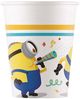 Procos Einwegbecher 'Minions' Tischdeko, Pappbecher 200ml/8Stk, Papier, Pappe Bild 2