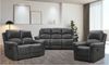 Sofa 2-Sitzer Füssen, Mikrofaser, Polyester, Anthrazit, 151 x 103 x 97 cm Bild 4