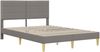 vidaXL Bettrahmen Taupe 140 x 200 cm Polyester 3414962 Bild 4
