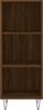 vidaXL Sideboard Braun Eichen-Optik 34,5x32,5x90 cm Holzwerkstoff 828731 Bild 4