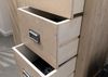 Schrank Mango 100x45x175 whitewash lackiert RAILWAY #314 Bild 5