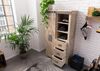 Schrank Mango 100x45x175 whitewash lackiert RAILWAY #314 Bild 2