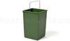 Hailo Inneneimer 1073259 grün 15 Liter 220 x 230 x 350 mm mit Deckel Bild 2