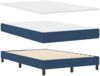 vidaXL Boxspringbett mit Kopfteil Blau 120 x 200 cm Stoff 3343987 Bild 4