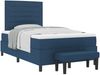 vidaXL Boxspringbett mit Kopfteil Blau 120 x 200 cm Stoff 3343987 Bild 2