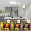 ZMH Deckenlampe LED Deckenleuchte Dimmbar mit Fernbedienung 40W Weiß Wohnzimmerlampe aus Metall Modern Design Schlafzimmerlampe küchenlampe für Schlafzimmer Esszimmer Wohnzimmer Flur Bild 3