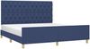 Doppelbett mit Kopfteil Stoff Blau 160x200 cm [3125314] Bild 3