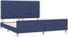 Doppelbett mit Kopfteil Stoff Blau 160x200 cm [3125314] Bild 4
