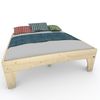 Holzbett (Fichte) "Rosi" 100 x 200 cm 58 cm ohne Kopfteil Massivholzbett Bett Bild 2