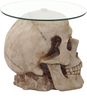 Beistelltisch Totenkopf, natur, Kunststein, Ø55cm Bild 3