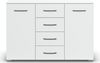 rauch Aditio Box, Kommode, 2-türig, 4 Schubladen, mit Softclose-Funktion, Farbe Weiß, BxHxT 120x81x42cm Bild 2