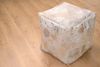 Spark Pouf 210 Grau / Silber 45cm x 45cm Bild 2