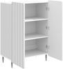 vidaXL Sideboard Hochglanz Weiß 66 x 34,5 x 92 cm Holzwerkstoff 894359 Bild 3