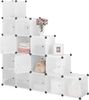 Woltu Steckregal, Set 15-tlg, Regalsystem 15 Würfel DIY modulare PP-Platten Bild 2