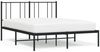 vidaXL Bettgestell mit Kopfteil Metall Schwarz 120x190 cm 352477 Bild 2