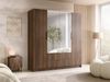 Kleiderschrank Sozor II (Farbe: Nuss Warmia / Nuss Warmia + Gold) Bild 2