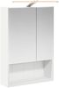 vidaXL Badezimmerspiegelschrank Weiß 50 x 14,5 x 70 cm Holzwerkstoff 889207 Bild 2