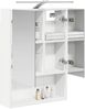 vidaXL Badezimmerspiegelschrank Weiß 50 x 14,5 x 70 cm Holzwerkstoff 889207 Bild 3