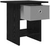 vidaXL Nachttisch Schwarz Eichen-Optik 41 x 40 x 45 cm Holzwerkstoff 8000438 Bild 5