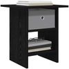 vidaXL Nachttisch Schwarz Eichen-Optik 41 x 40 x 45 cm Holzwerkstoff 8000438 Bild 3