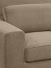 Sofa Valero in braun-beige Cord L-Form 276 cm Bild 3