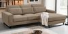 Sofa Valero in braun-beige Cord L-Form 276 cm Bild 1