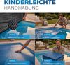 Miganeo Pool Solarfolie 1200 x 600 cm rechteckig | schwarz/blau | 180 my Bild 4