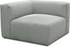 DOMO. collection Polsterecke 800011, Modul-Polstersessel, quadratisch, individuell kombinierbar, Cord, Armsessel, Cocktailsessel, Loungesessel, 108 x 108 x 69 (BxTxH), hellgrau Bild 2