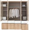 Kombi-Drehtüren-Kleiderschrank BREMEN Bild 4