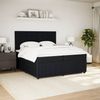 vidaXL Boxspringbett mit Matratze Schwarz 200x200 cm Samt 3294732 Bild 5